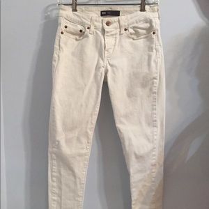 Skinny White Levi Jeans